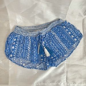 Ocean Drive blue and white shorts